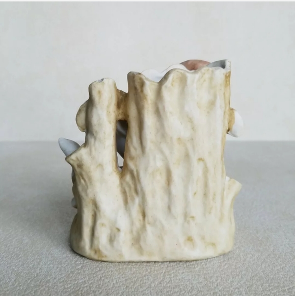 Vintage Cherub Deer Fawn Woodland Japan Vase - Picture 3 of 7